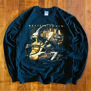 Vintage Pittsburgh Steelers Ben Roethlisberger Black Graphic Longsleeve Shirt M